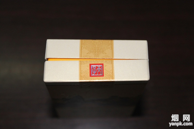 天子（千里江山）条盒图库 千里江山香烟封口标签