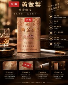 黄金叶(天叶侧开细支)
